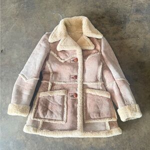 Wilson Women's Teddy Jacket in Tan and Cream